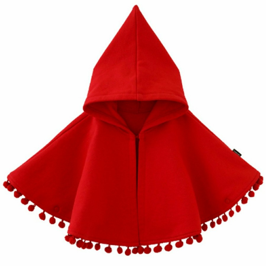 Red riding hood Baby girl red cape Jacket with hoody Christmas costume