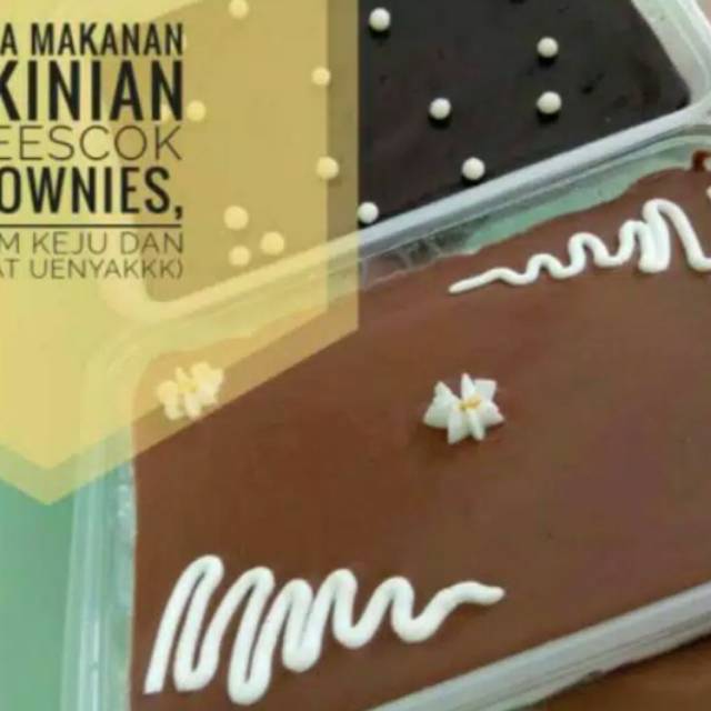 

Cake coklat/ brownis/ cwischok