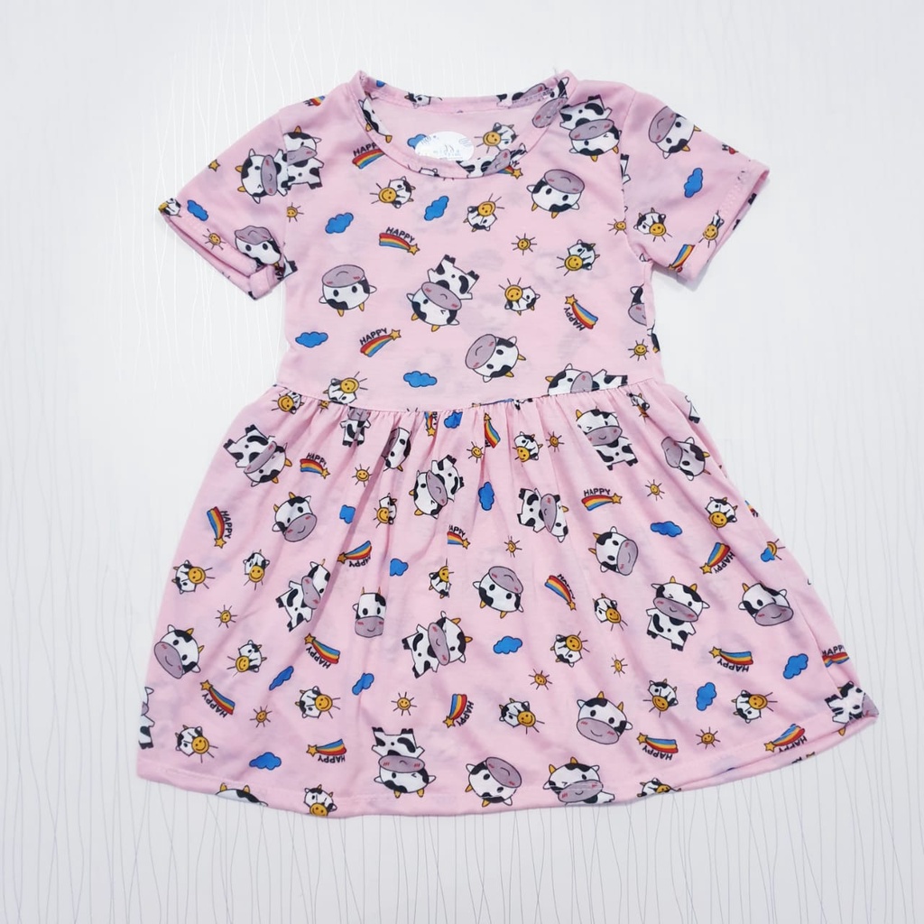 COD Dress Anak Motif Gambar Baby Alicia