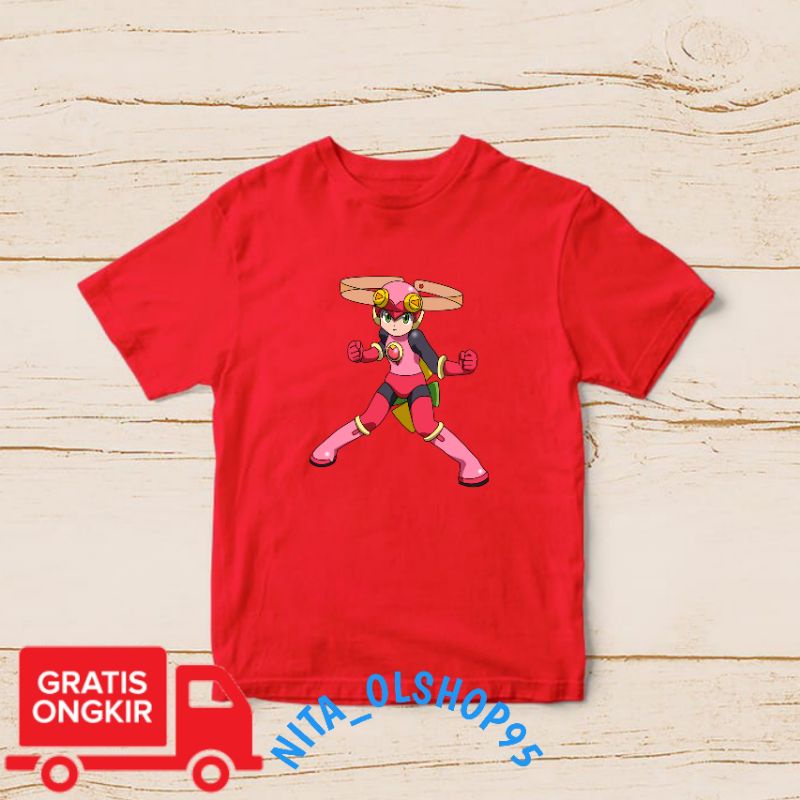 baju anak megaman , baju anak karakter , Mega man