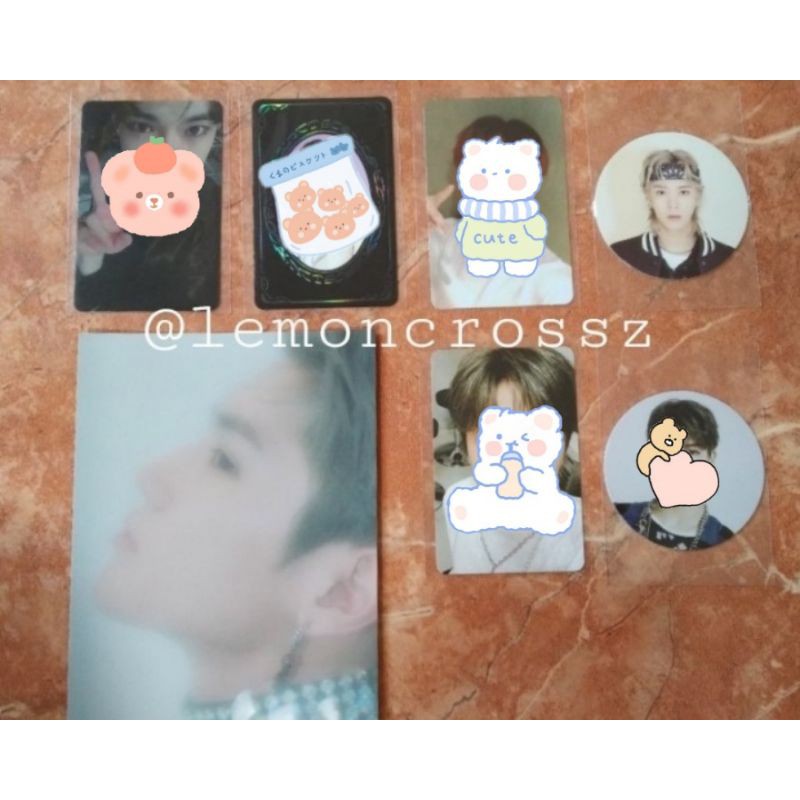 Poscard Taeyong Irregular, Circlecard Yuta  [Baca Deskripsi]