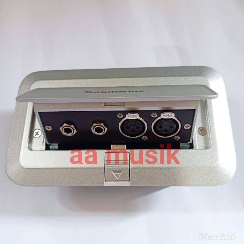 PANEL MIC TANAM 4 CHANNEL KOMBINASI CANON XLR DAN JACK AKAI BOX MIC 4 CHANNEL