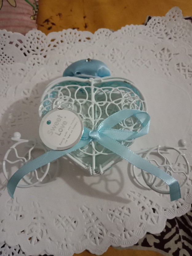 Kotak Permen Mini Bentuk Kereta Love Shabby Pajangan