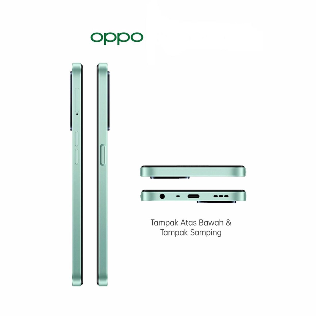 Oppo A57 [4GB+64GB] Helio G35 | 13MP Dual Camera | 6.56&quot; IPS LCD | 5000mAh | Garansi Resmi Oppo 1 Tahun