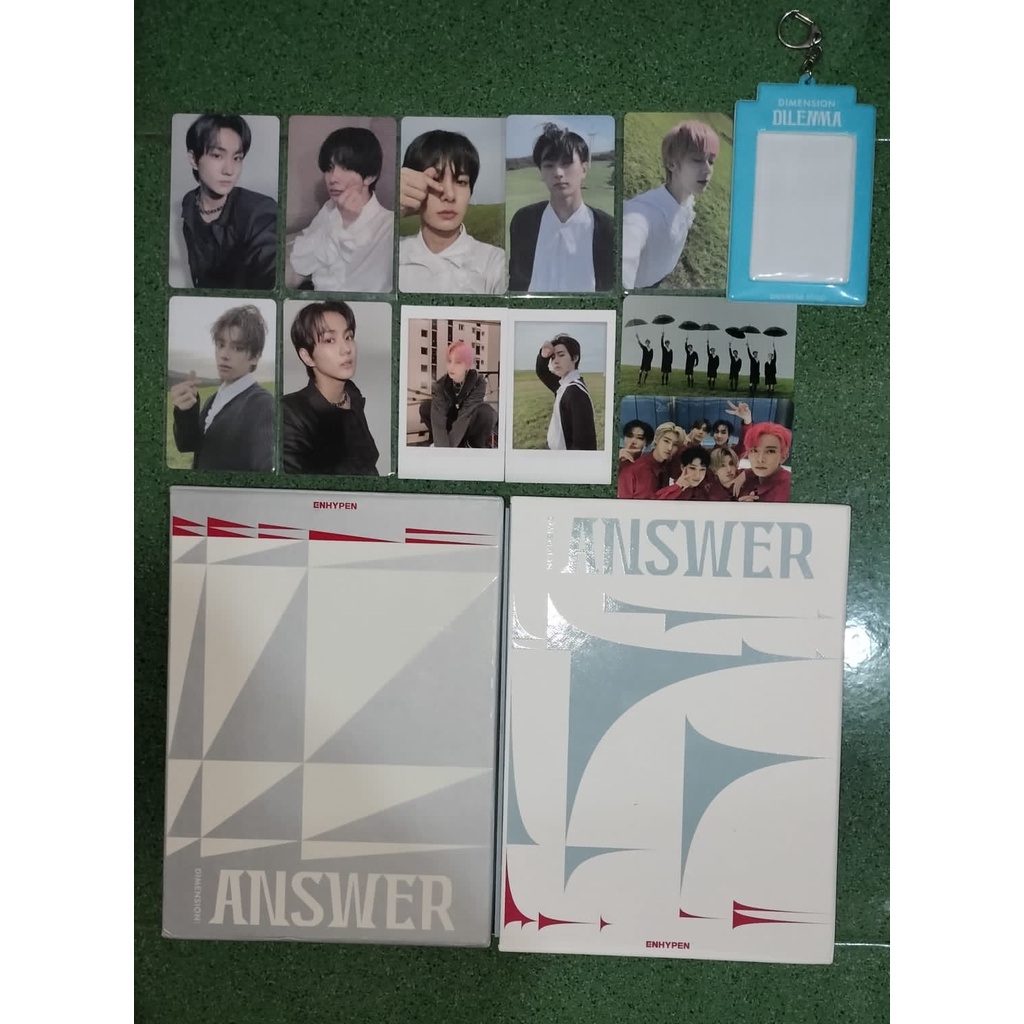 PHOTOCARD ALBUM LUCKY DRAW ENHYPHEN DIMENSION : ANSWER PWS, ALBUM ONLY,JUNGWON,HEESEUNG,JAY,SUNOO,SU