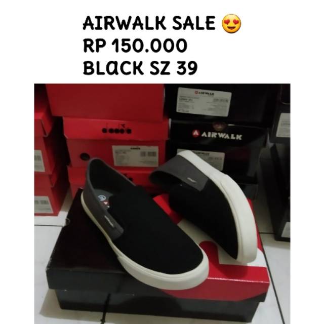 Airwalk Navy Slip On Uk 39