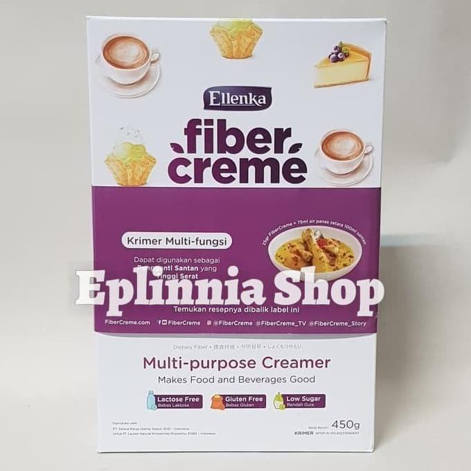 

[[BISA COD]] Krimer Ellenka Elenka Fibre Fiber Creme Cream Creamer 450 gr TERPERCAYA Kode 50