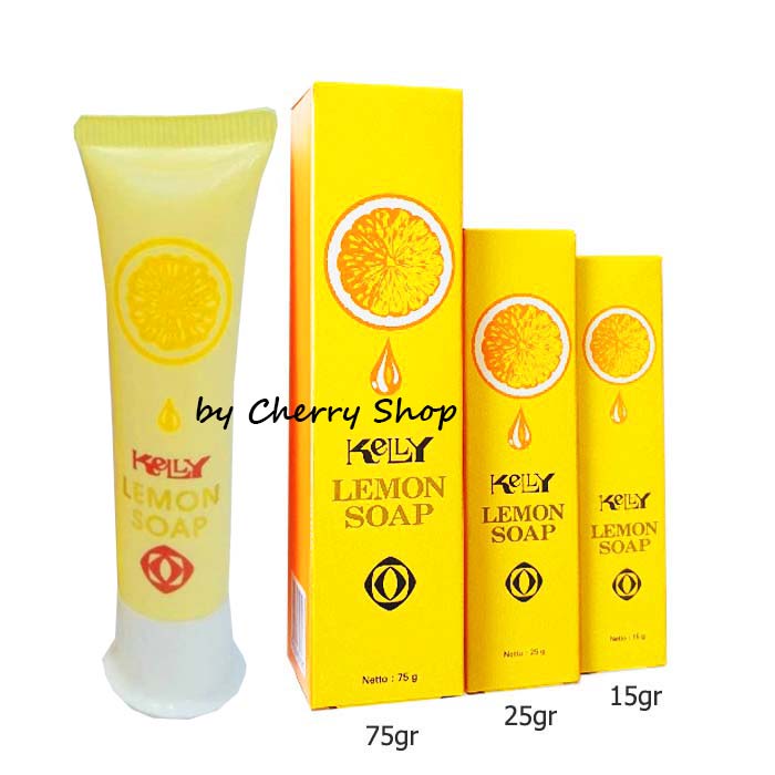 [BPOM] FACIAL FOAM KELLY LEMON SOAP FOAM 15GR | 25GR | 75GR | SABUN WAJAH KELLY