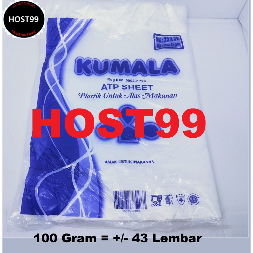 1BAL KHUSUS GOJEK GRAB ATP SHEET PLASTIK ANTI PANAS KUMALA 25X35