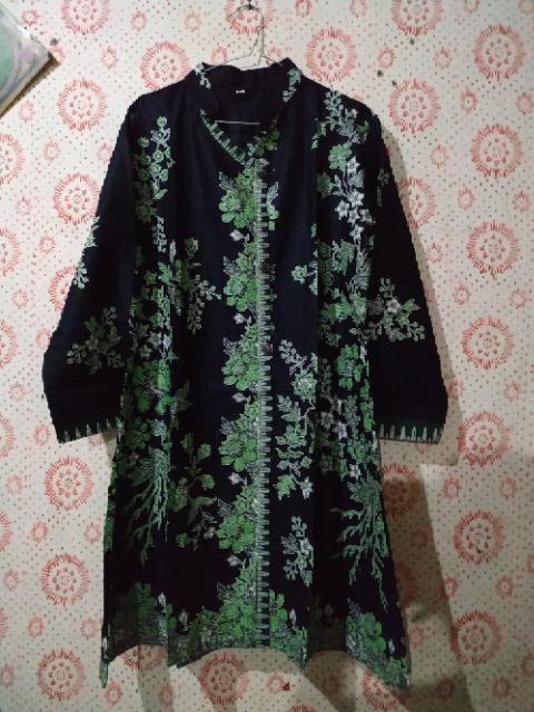 Tunik Batik Sakura Matt.katun Primisima Tersedia Ukuran S,m,l,xl,xxl&3xl Jumbo Ld 120
