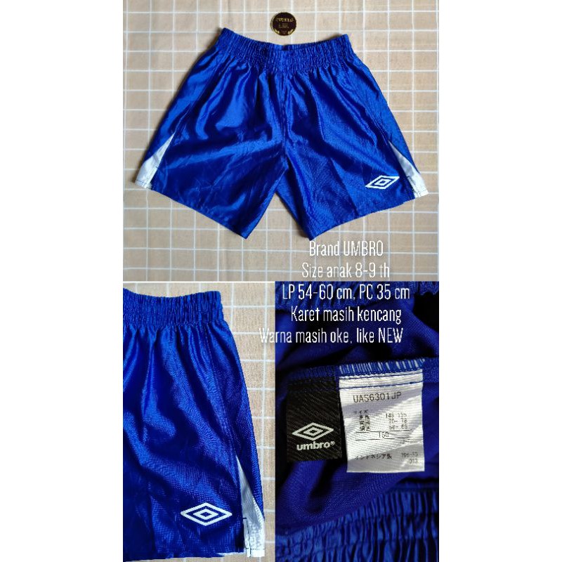 Celana Pendek Anak Olahraga Bola UMBRO second thrift aldracil.id