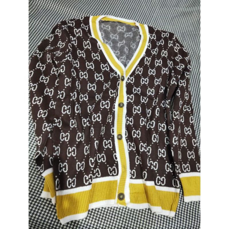 Tshirtgiants.id / knit cardigan 39007 import / cardigan import / blazer import-mj21 choco