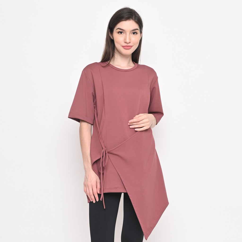 

MONOMOM Siska Top - Baju Menyusui Nursing Wear Stylish Premium, Baju busui lengan pendek