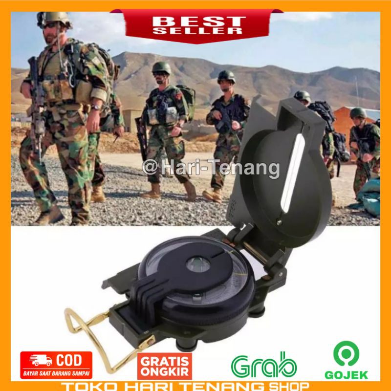 COMPAS HIJAU COMPAS LENSATIC COMPAS OUTDOOR CAMPING