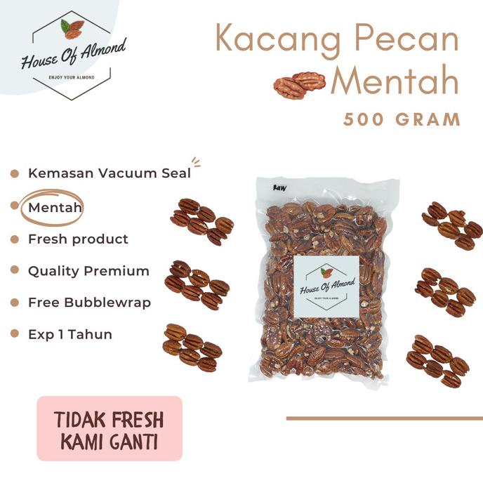 

Kacang Pecan Mentah 500gr