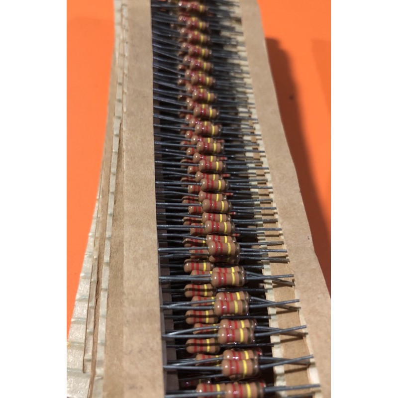 Resistor japan 220K 220 K 1/2watt body 1/4watt