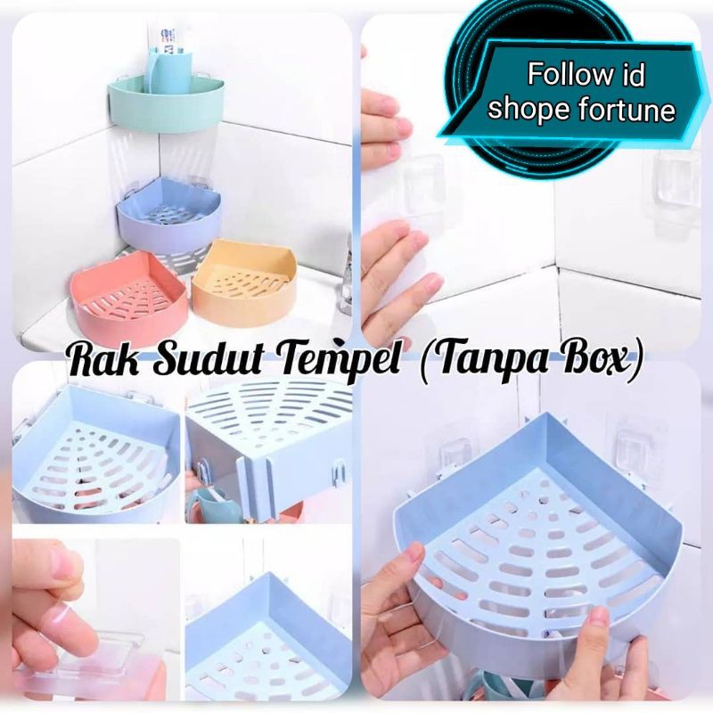 (FO) RAK SUDUT KAMAR MANDI / RAK SUDUT TEMPAT SABUN