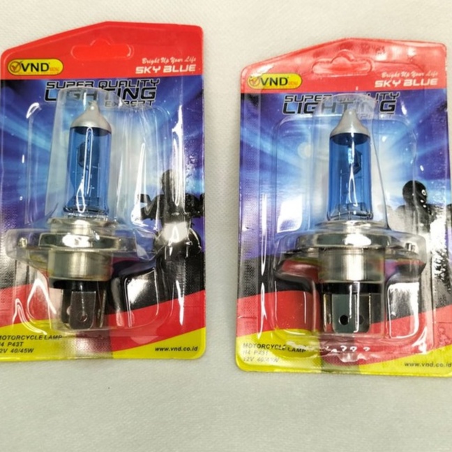 Bohlam VND Bohlam Depan Motor Halogen H4 dan H6 LED motor Matic/Bebek dan Sport universal