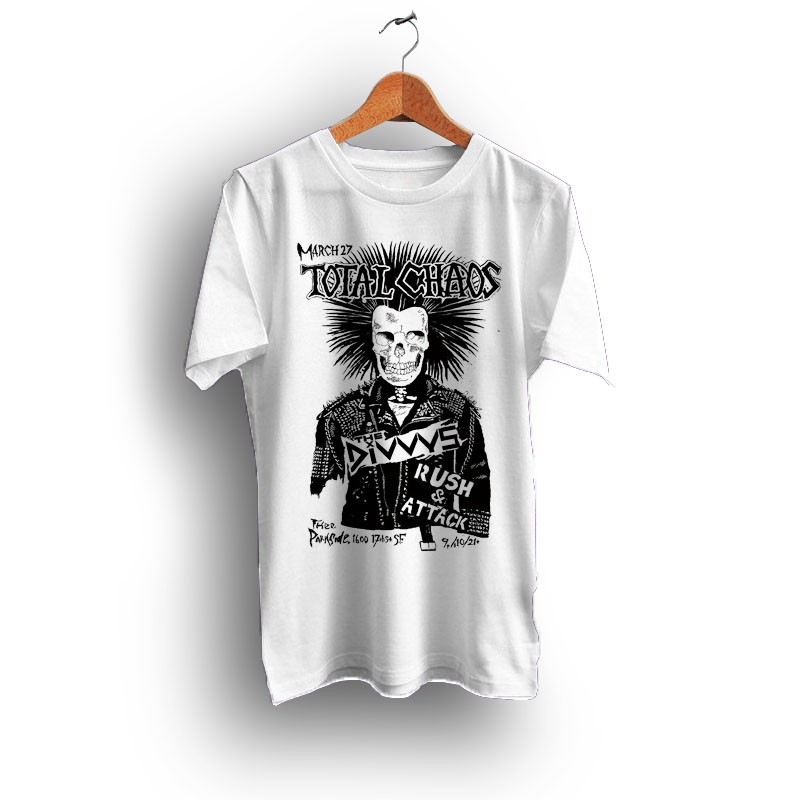 KAOS PUNK TOTAL CHAOS TSHIRT MUSIK BAND TOTAL CHAOS 1