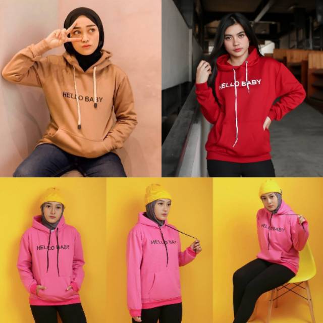 JNY.Co Sweater Hoodie HELLO BABY