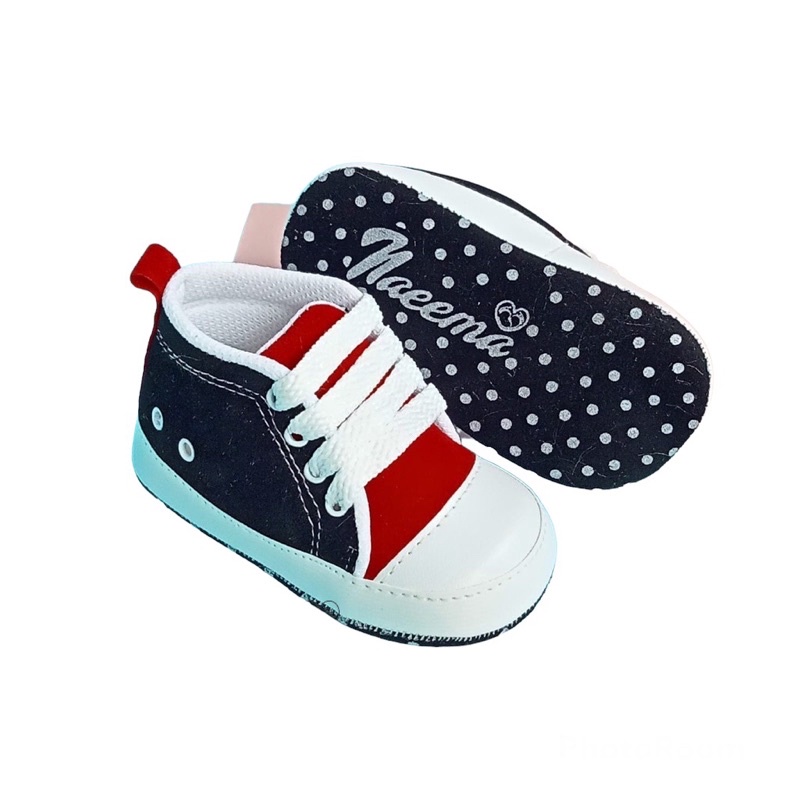 sepatu bayi prewalker laki laki 0 12 bulan murah / sneakers tali baby shoes prewalker perempuan laki laki fashion anak ARION