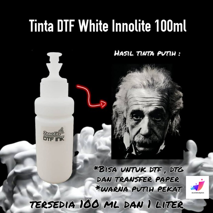 

Jual Tinta Dtf White/Putih Innolite 100Ml Hemat