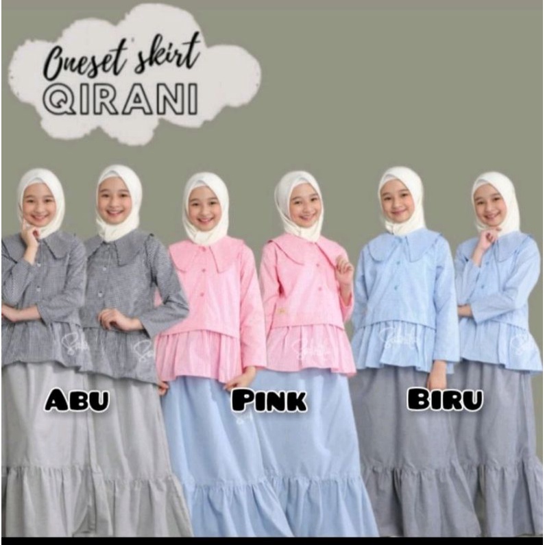7-16Th Setelan Anak perempuan One Set Qirani by Sabila