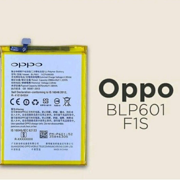 Battery Baterai Batre For Oppo F1s  (Blp 601) Li-ion Battery