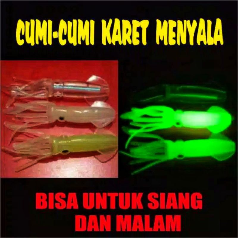 Umpan Soft Lure Cumi Karet
