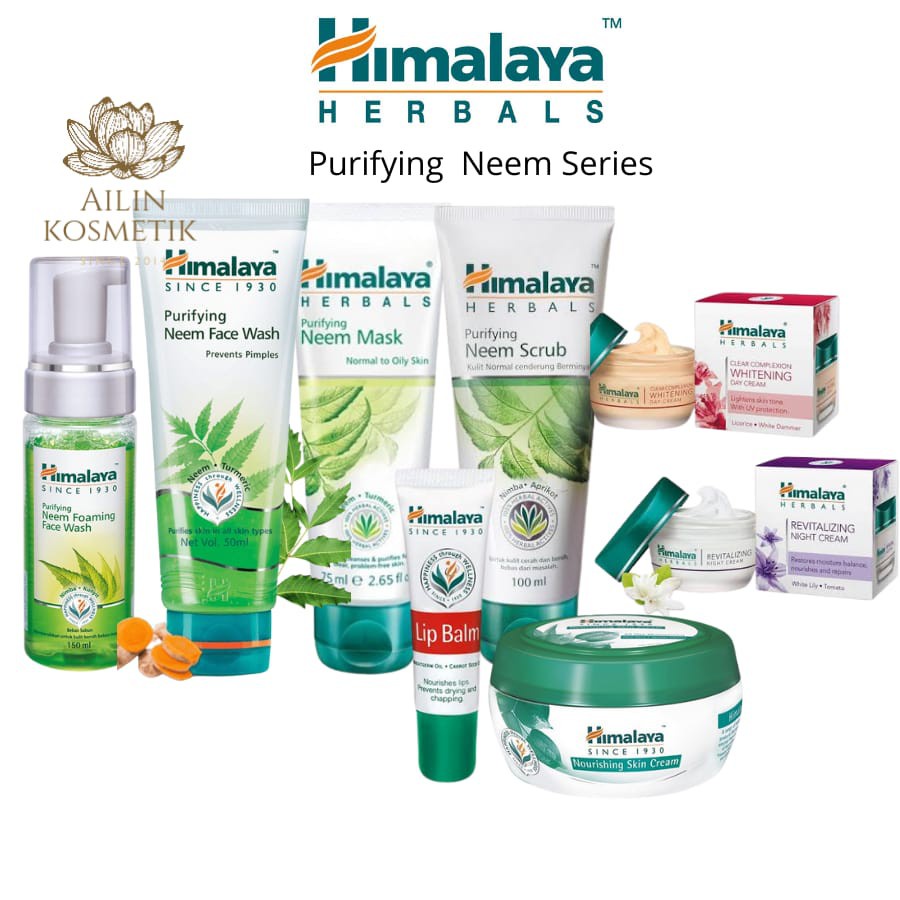 Himalaya Purifying Neem Series | Mask | Face Wash | Scrub | Toner | Lip Balm