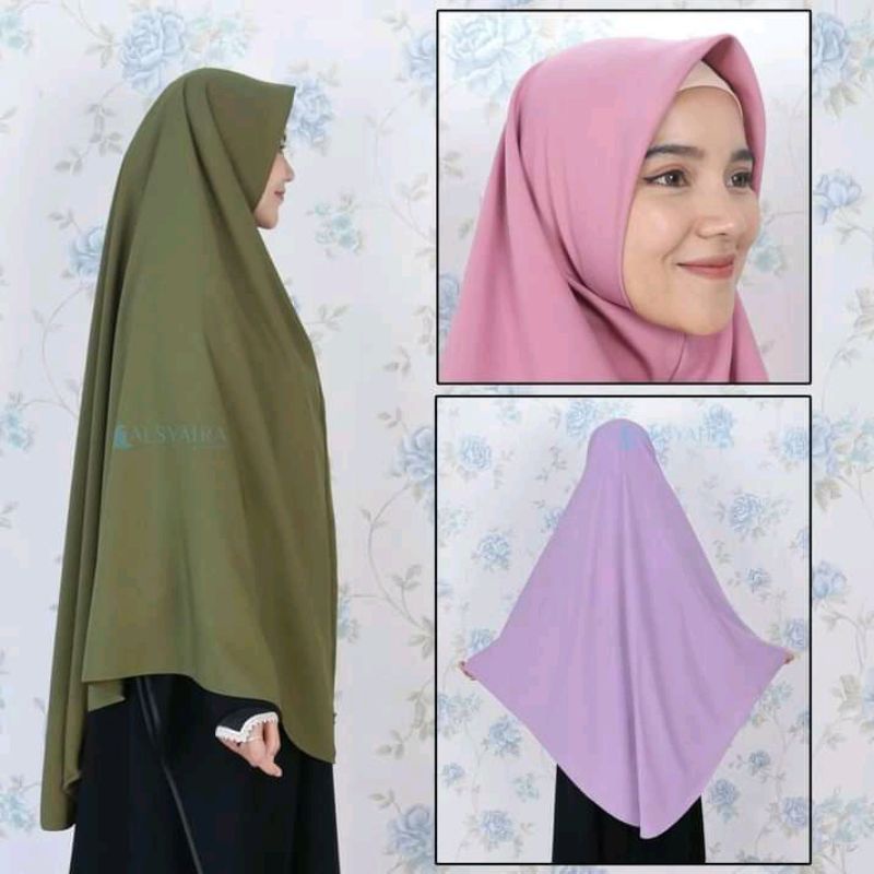 Set Khimar Instan Aisyah Luxury Wolfis Alsyahra Exclusive