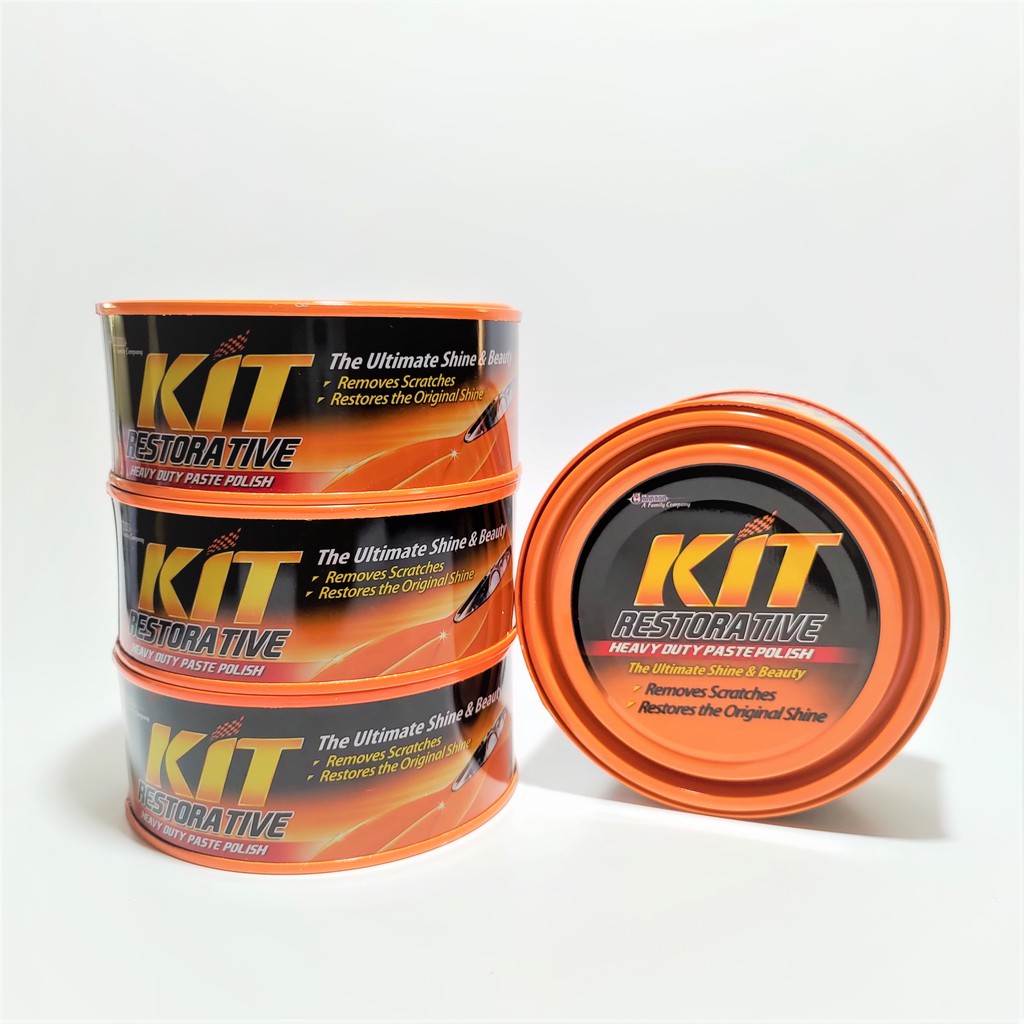 Penghilang Goresan KIT Paste Was Polish Restorative 225 gr Orange Oren Mobil Motor Baru