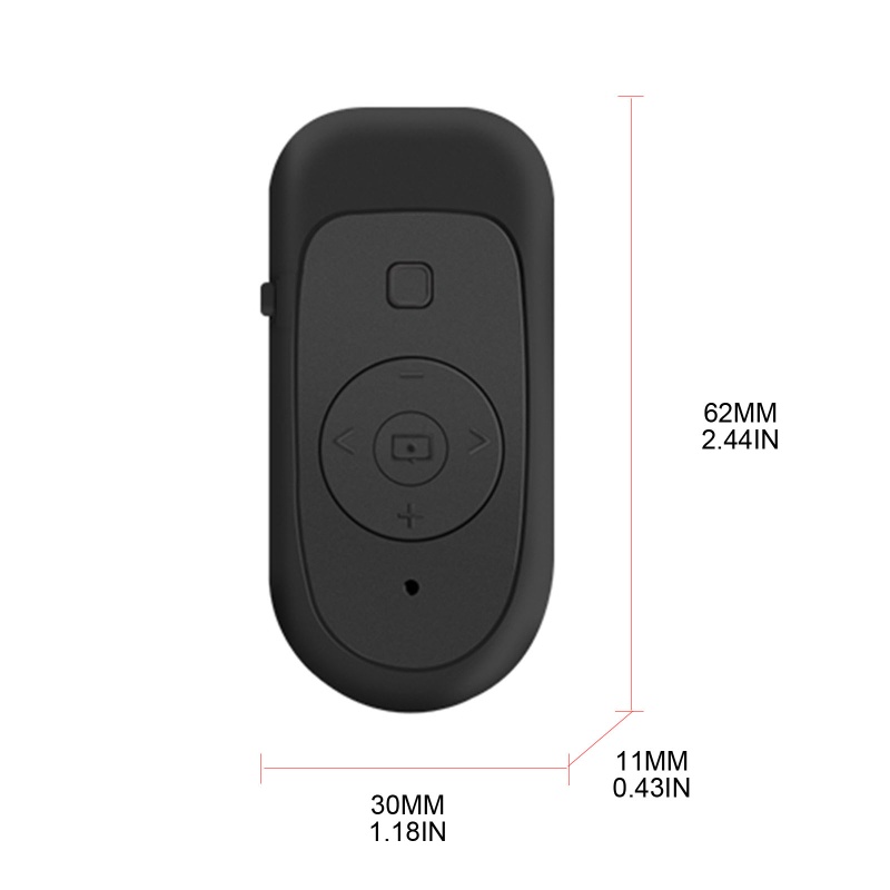 Btsg Tombol Remote Control Wireless Bluetooth-Kompatibel Isi Ulang Selfie Camera Shutter Release- Ebook