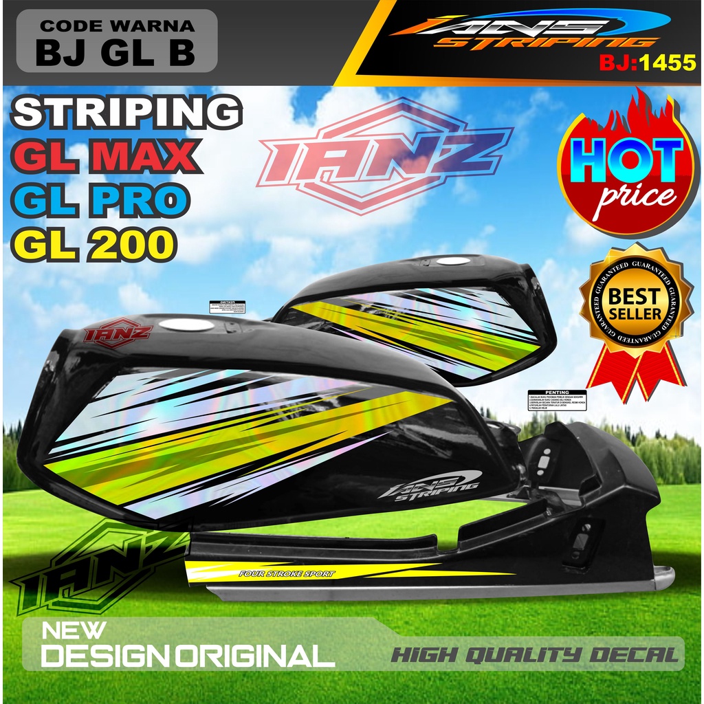 STIKER STRIPING GL 2000 HOLOGRAM / STRIPING GL PRO MAX VARIASI HOLOGRAM / STRIPING GL