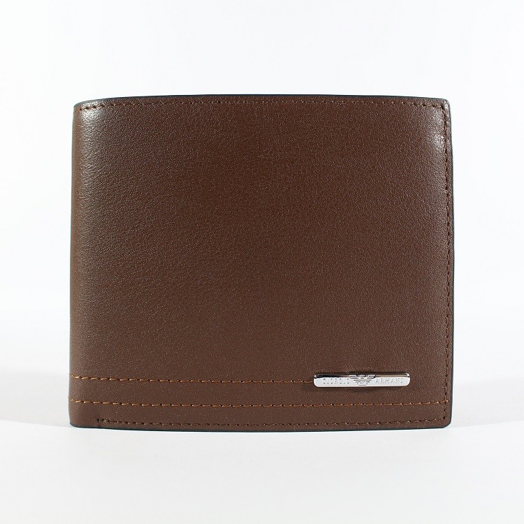DOMPET KULIT PRIA TIDUR IMPORT GIORGIO ARMANI 126-2619 BROWN