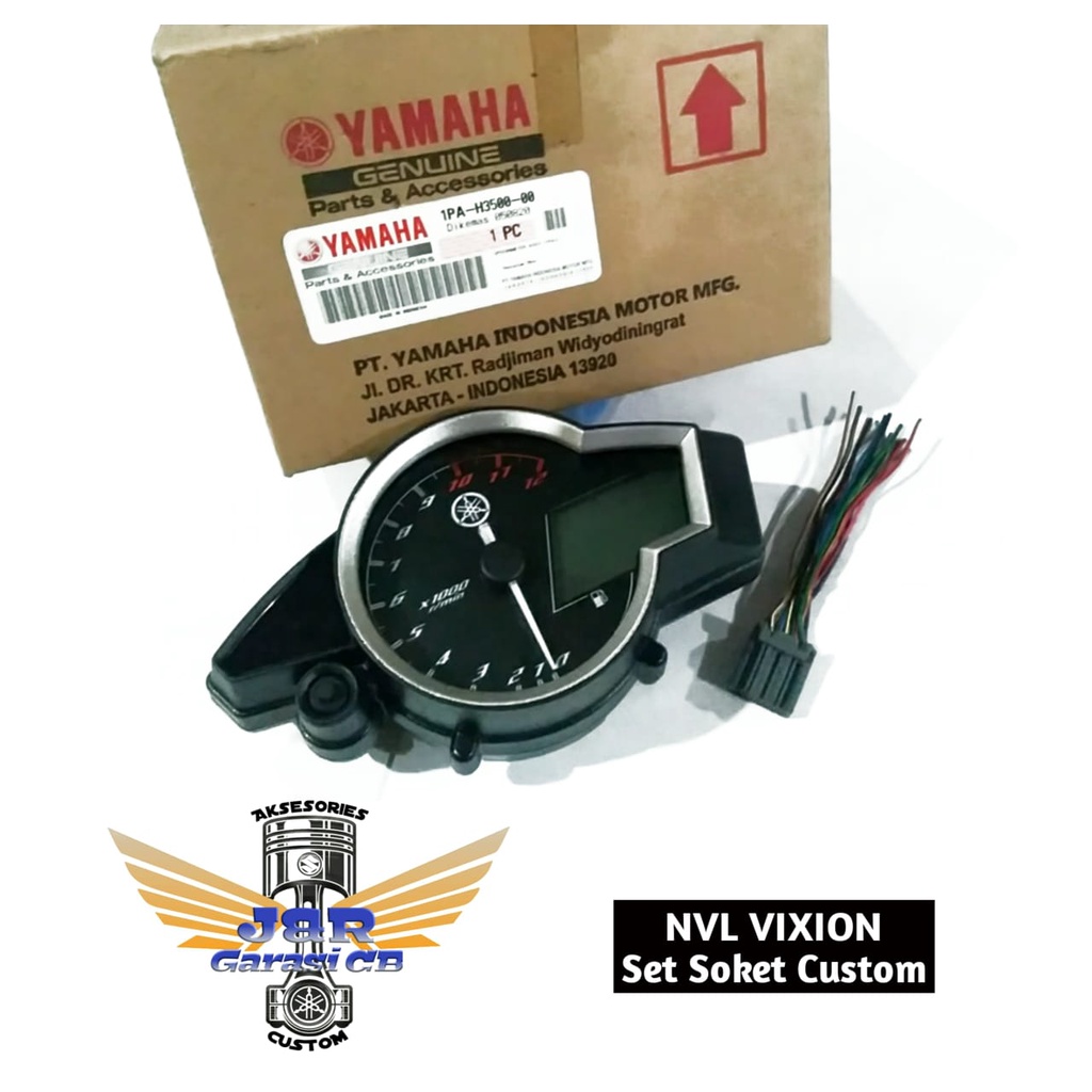 Spedometer Original Yamaha Vixion New NVL Set Soket