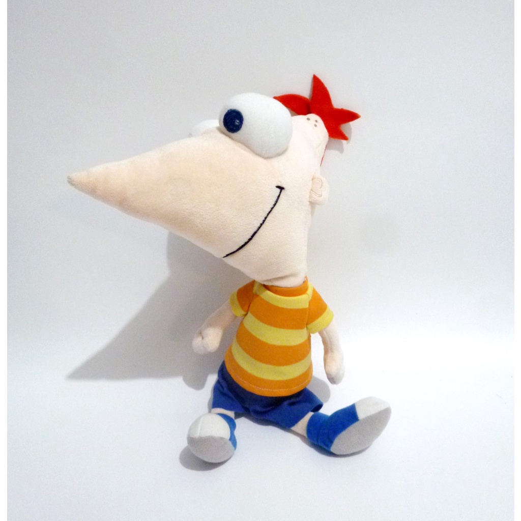 Boneka Phineas Flynn Phineas And Ferb Disney Original Plush Doll