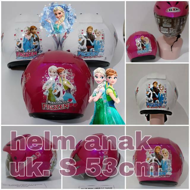 HELM Anak karakter helm anak helem frozen little pony tayo helm anak SNI cewek wanita cowok pria