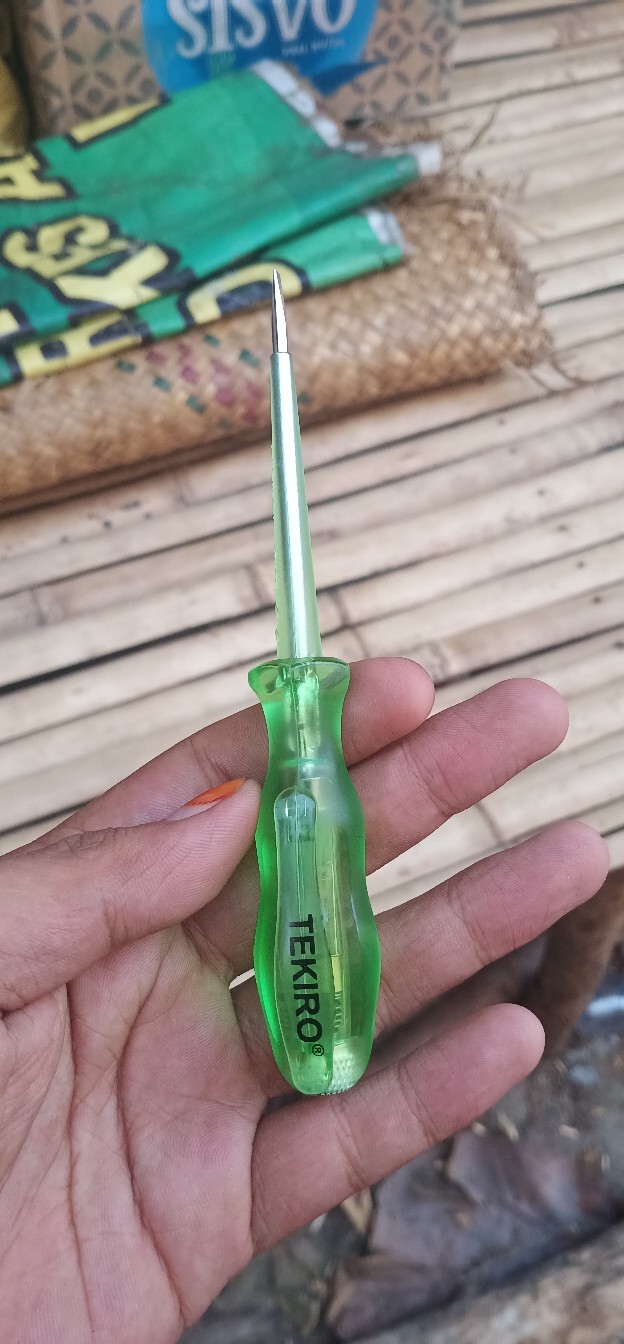 Tekiro Obeng Testpen Listrik Ac Tespen Minus 105-250 Volt Ac Tester