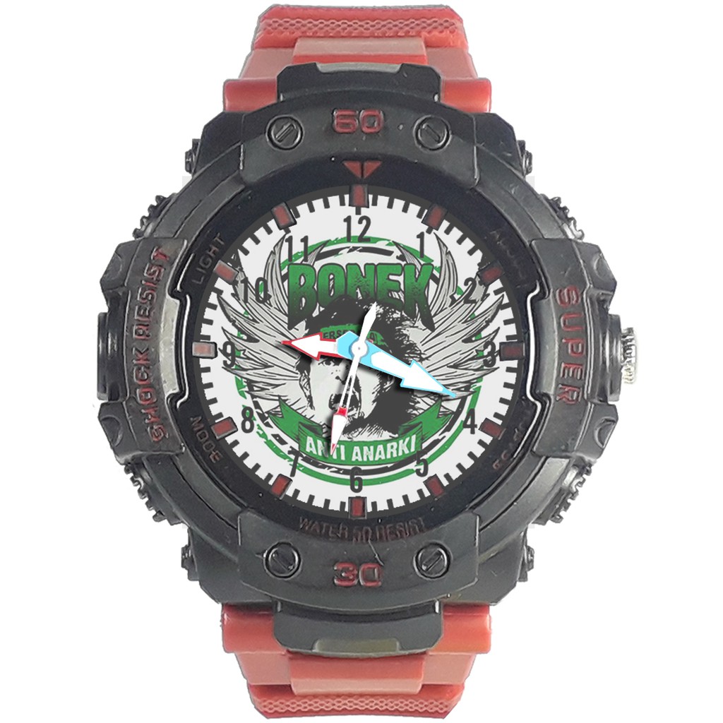 Jam Tangan  PERSEBAYA MOTIF 8 Bagus