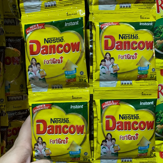 

Susu Dancow PUTIH Fortigro renceng 27gr x 10 sachet. 27 gram