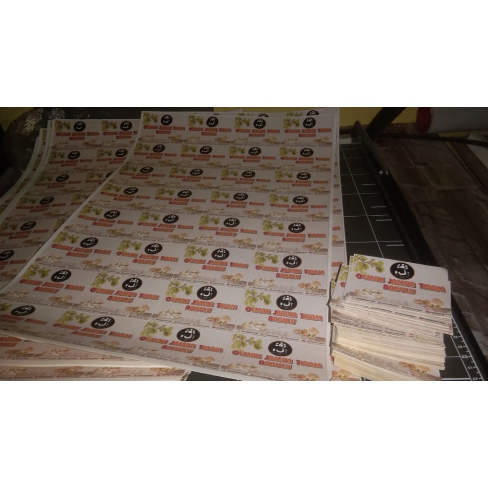 

Stiker Label Kemasan, Cromo/Bontak A3+