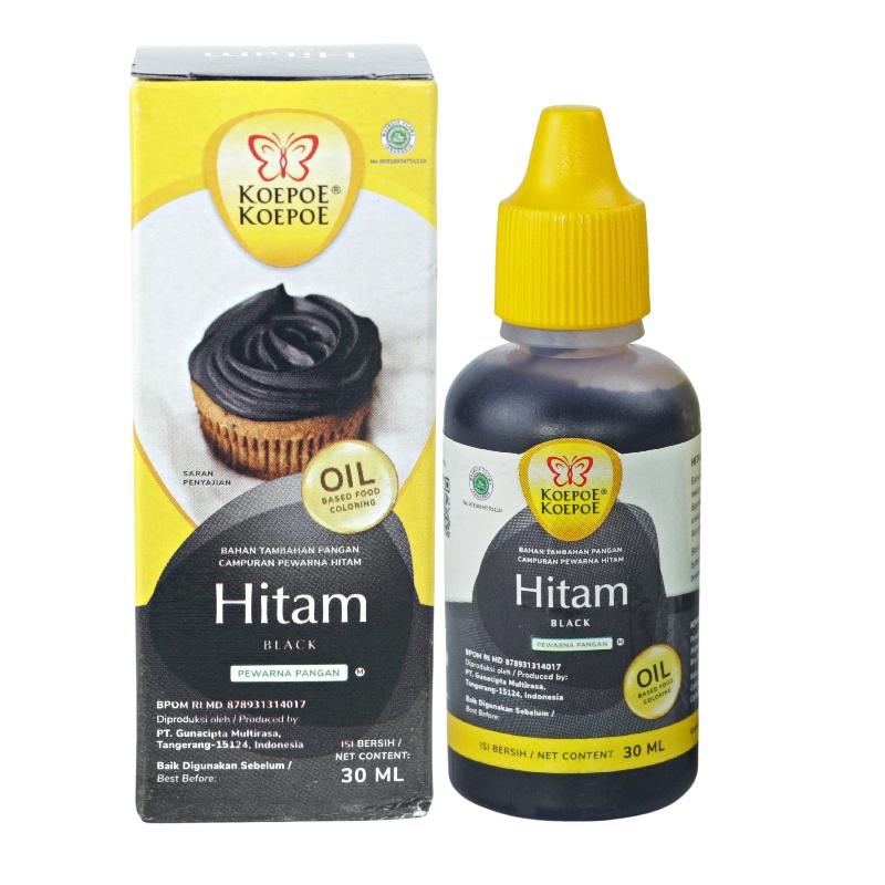 PEWARNA HITAM OIL BASE (30ml)