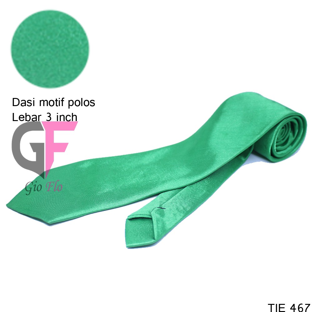 GIOFLO Dasi Keren Pria Polos Model Terbaru Green / TIE 467