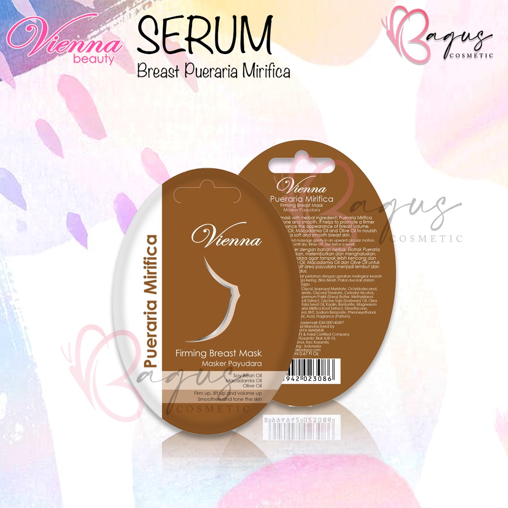 ⭐ BAGUS ⭐ VIENNA Breast Pueraria Mirifica Serum | Mask 30ml |  Botol | Firming Masker Coklat Mengencangkan Payudara