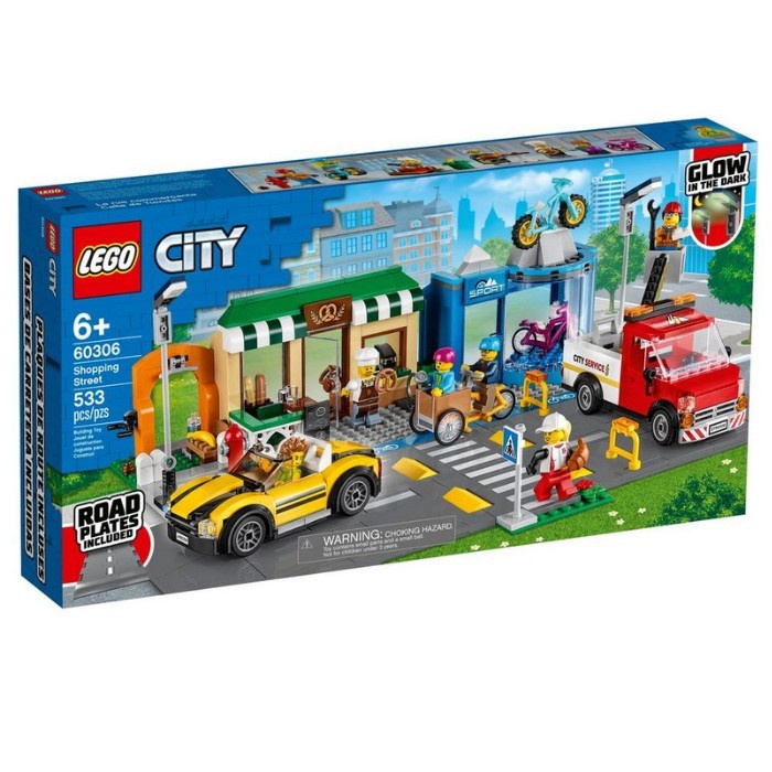Mainan LEGO-City Shopping Street