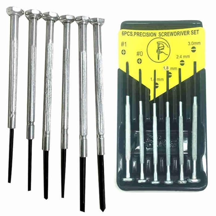 Obeng Jam Set 6 Pcs Mini Screwdriver