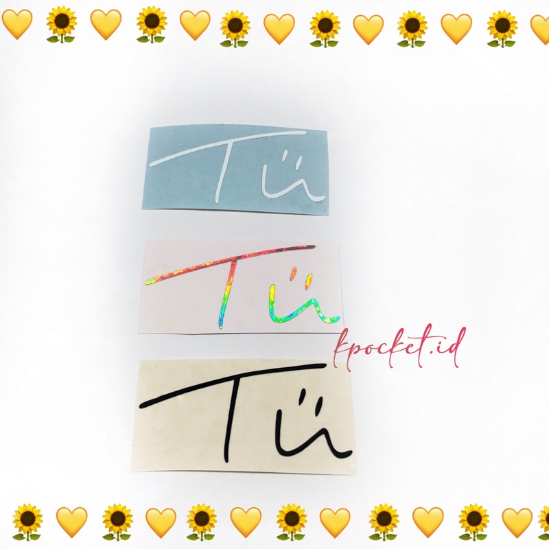 

TONTAWAN SIGNATURE STICKER