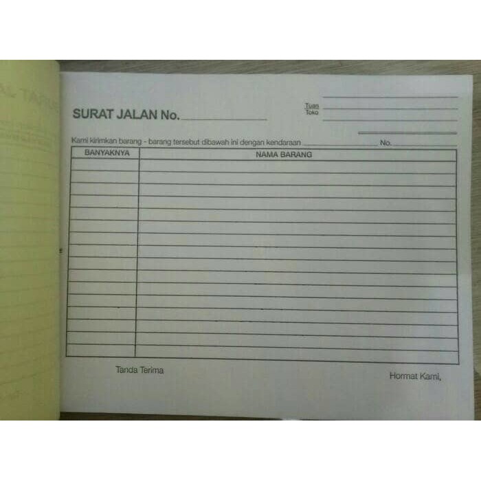 Diskon Surat Jalan Rangkap 3 Paperline Indonesia