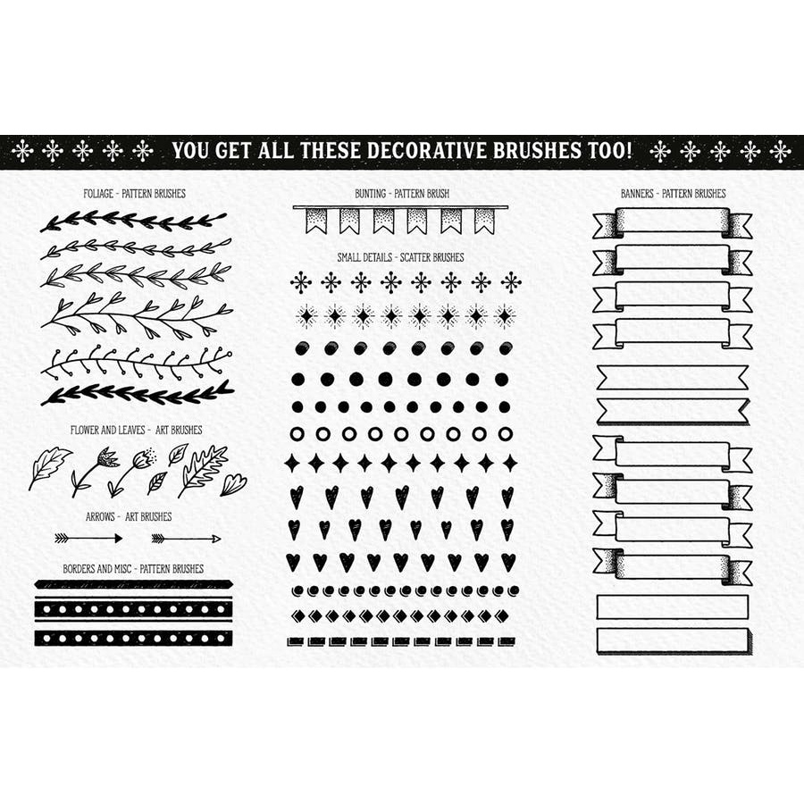 Fineliner Type Decorators Tool Kit